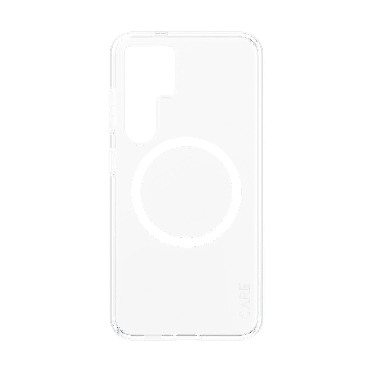 CARE by PanzerGlass® Flagship Case Transparent Urban Combat w. White Qi Compatible Samsung Galaxy S24